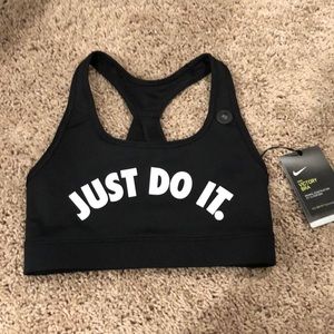 Black Nike sports bra size XS